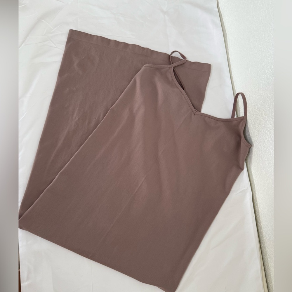 Free People Pink/Nude Mid-length Slip Dress | Size M/L